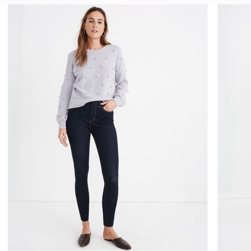 NWT Madewell Roadtripper Jeggings Size 28 Tall High Rise Dark Wash Denim